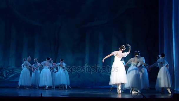 Klassisk ballet Silphs – Stock-video