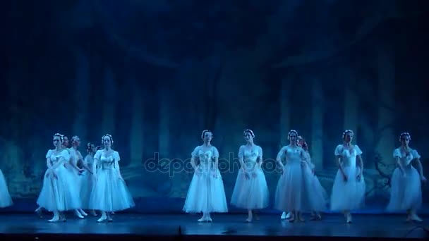 Ballet clásico Sylphs — Vídeos de Stock