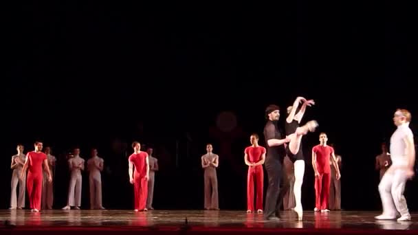 Moderne balletgraad — Stockvideo