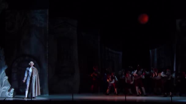 Klasik opera Seville Kuaför. — Stok video