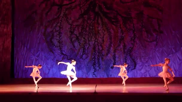 This eternal ballet tale. — Stock Video