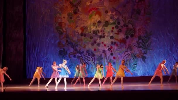 Deze eeuwige verhaal van ballet. — Stockvideo