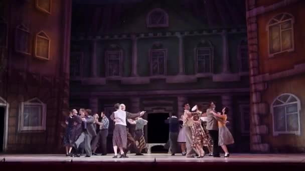 Nowoczesny balet To Tango w czerwcu — Wideo stockowe