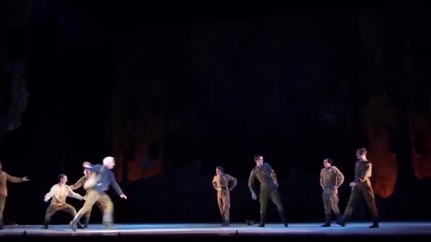 Modern ballet Deze Tango in juni — Stockvideo