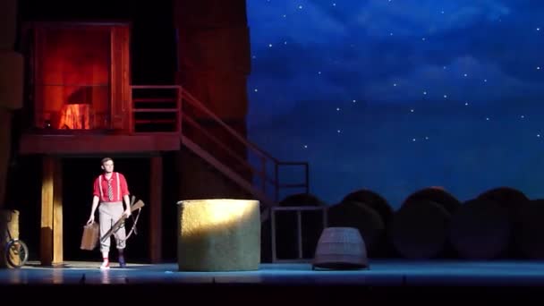 Opera comica Bevanda d'amore — Video Stock