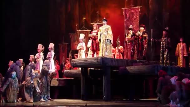 Ópera clássica Borys Godunov — Vídeo de Stock