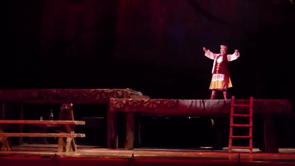 Klassische Oper borys godunov — Stockvideo