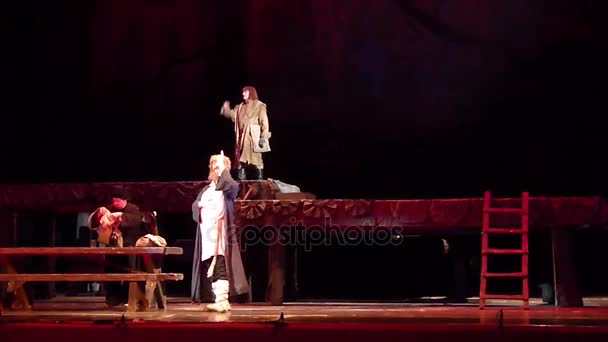 Klassieke opera Borys Godunov — Stockvideo