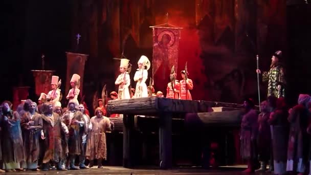 Ópera clásica Borys Godunov — Vídeo de stock