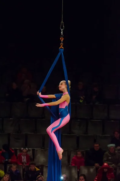 Zirkus zeigt eine bunte Manege — Stockfoto