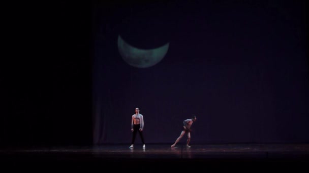 Dnipro Oekraïne Maart 2018 Kinderen Van Het Ballet Van Nacht — Stockvideo