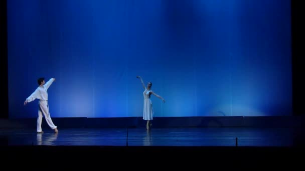 Dnipro Oekraïne Maart 2018 Beroemde Dansers Kateryna Kuhar Olexander Stoyanov — Stockvideo