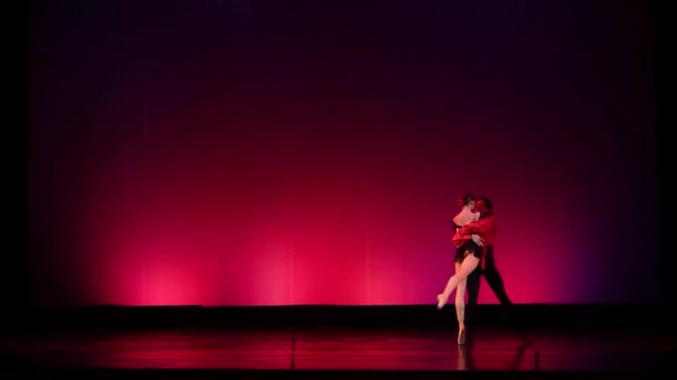 Dněpr Ukrajina Března 2018 Carmen Suite Prováděné Členy Národního Baletu — Stock video