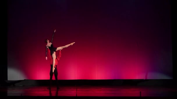 Dnipro Ukraine Martie 2018 Suita Carmen Interpretată Membrii Baletului Național — Videoclip de stoc
