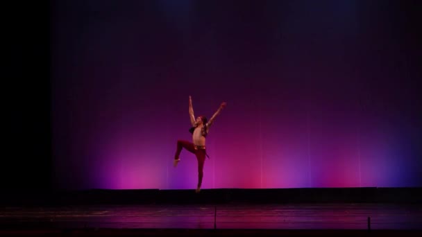 Dněpr Ukrajina Března 2018 Corsair Balet Prováděné Členy Národního Baletu — Stock video