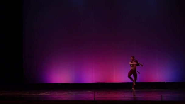 Dnipro Ucrânia Março 2018 Balé Corsair Realizado Por Membros Ballet — Vídeo de Stock