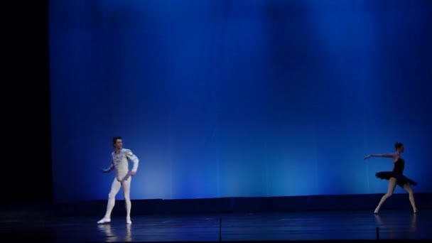 Dnipro Ucrânia Março 2018 Balé Swan Lake Realizado Por Membros — Vídeo de Stock