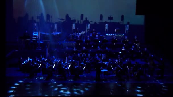 Dnipro Ukraine February 2018 Symphonyic Show Yang Ditampilkan Oleh Anggota — Stok Video
