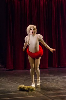 Konser için iki palyaço