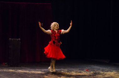 Konser için iki palyaço