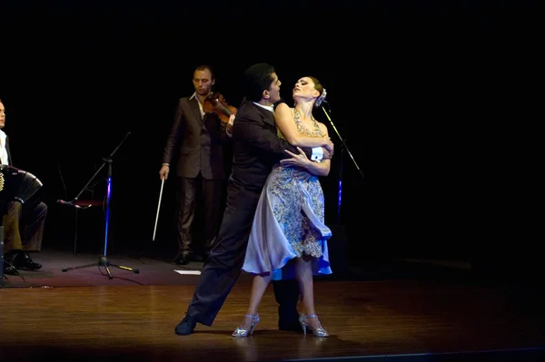 Dnipropetrovsk Ukraine November Dancers Ruben Sabrina Veliz Argentina Buenos Aires — ストック写真