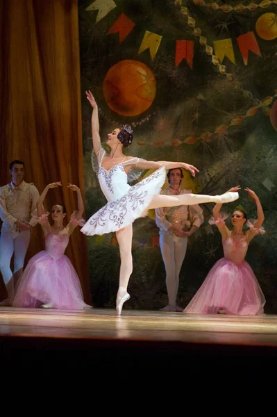 Dnepropetrovsk Ucrania Febrero Famosa Bailarina Anna Dorosh Ballet Nutcracker Dnepropetrovsk —  Fotos de Stock