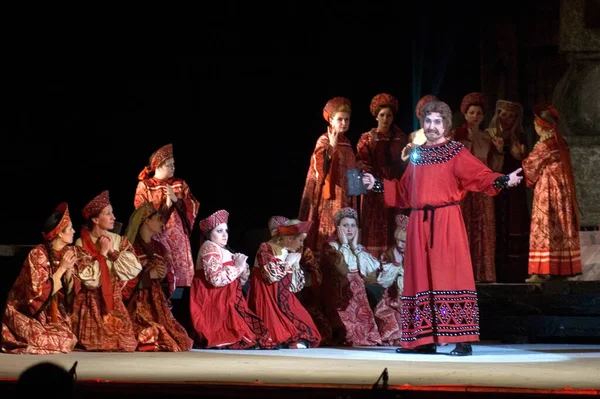 Dnipropetrovsk Ucrania Enero Miembros Del Teatro Estatal Ópera Ballet Dnepropetrovsk — Foto de Stock