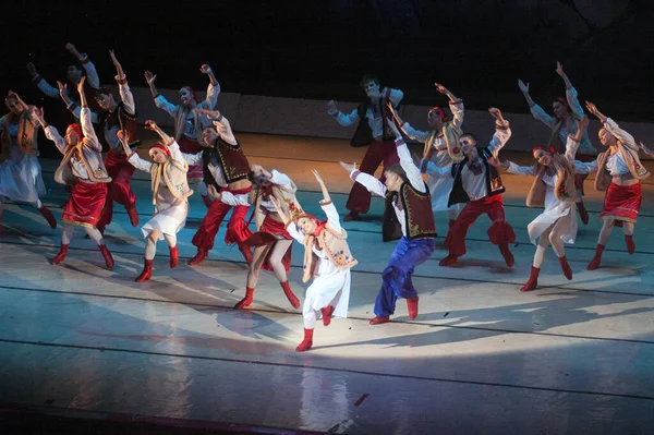 Dnepropetrovsk Ukraine Janvier Nuit Avant Ballet Noël Interprété Par Dnepropetrovsk — Photo