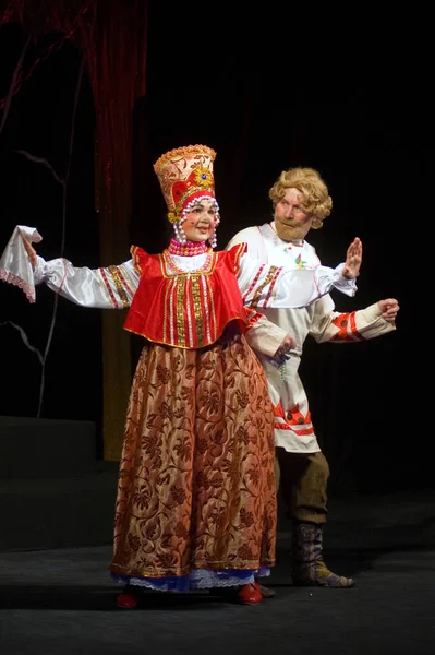 Dnepropetrovsk Ukraine January Members Dnepropetrovsk State Russian Drama Theatre Perform — 图库照片