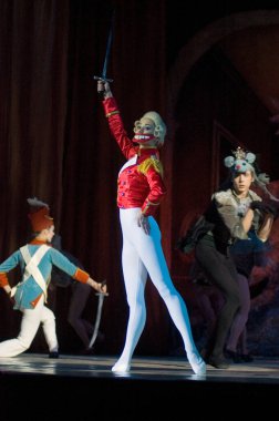 DNEPROPETROVSK, UKRAINE - Şubat 18: Fındıkkıran balesi Dnepropetrovsk Opera ve Bale Tiyatrosu tarafından 18 Şubat 2011 'de Dnepropetrovsk, Ukrayna' da sahnelendi. 