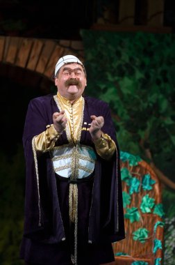 DNEPROPETROVSK, UKRAINE - 22 Mayıs: Dnepropetrovsk Devlet Tiyatrosu üyeleri 2 Mayıs 2009 'da Dnepropetrovsk, Ukrayna' da 