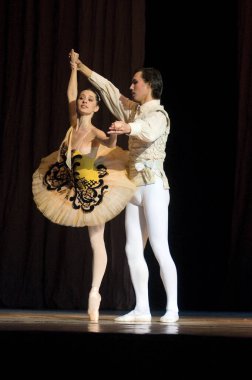 DNEPROPETROVSK, UKRAINE - Şubat 18: Fındıkkıran balesi Dnepropetrovsk Opera ve Bale Tiyatrosu tarafından 18 Şubat 2011 'de Dnepropetrovsk, Ukrayna' da sahnelendi. 