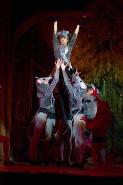 DNEPROPETROVSK, UKRAINE - Şubat 18: Fındıkkıran balesi Dnepropetrovsk Opera ve Bale Tiyatrosu tarafından 18 Şubat 2011 'de Dnepropetrovsk, Ukrayna' da sahnelendi. 