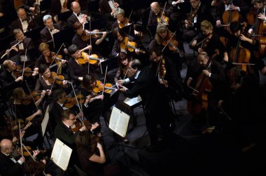 DNEPROPETROVSK, UKRAINE-ECTOBER 31: Moskova Devlet Akademik Senfoni Orkestrası