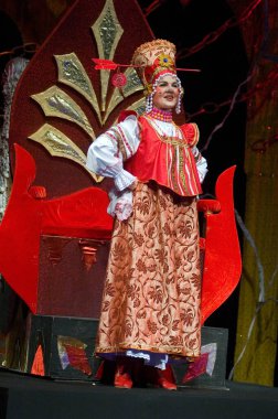 DNEPROPETROVSK, UKRAINE - 9 HAZİRAN: Dnepropetrovsk Devlet Tiyatrosu üyeleri 9 Ocak 2011 'de Dnepropetrovsk, Ukrayna' da 