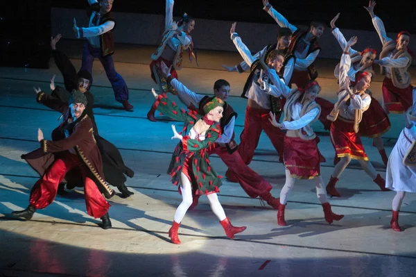 Dnepropetrovsk Ukraine Januari Nacht Voor Kerstmis Ballet Uitgevoerd Door Dnepropetrovsk — Stockfoto