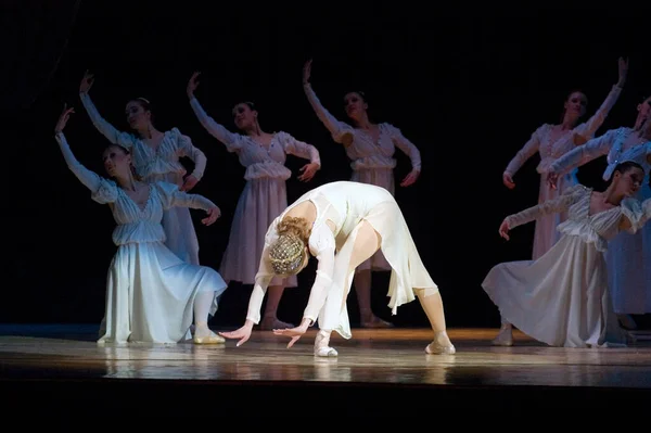 Dnipropetrovsk Ukraine April Romeo Julia Ballet Uitgevoerd Door Dnepropetrovsk Opera — Stockfoto