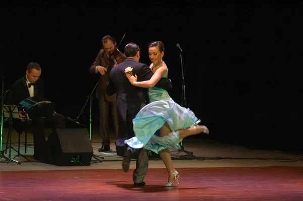 Dnipropetrovsk Ukraine Listopad Tancerze Janina Quinones Neri Piliu Argentyna Buenos — Zdjęcie stockowe