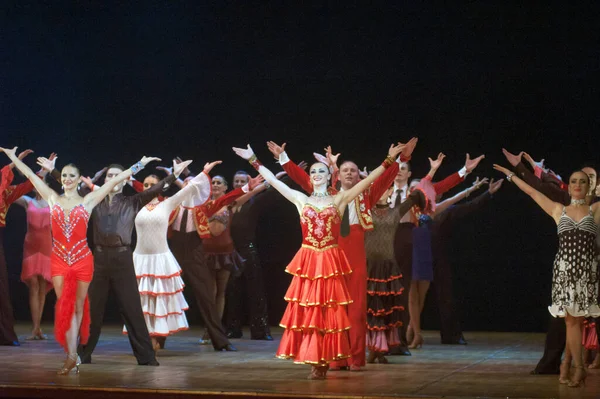 Dnepropetrovsk Ucrânia Outubro Membros Teatro Dança Sevastopol Vadim Elizarov Realizam — Fotografia de Stock