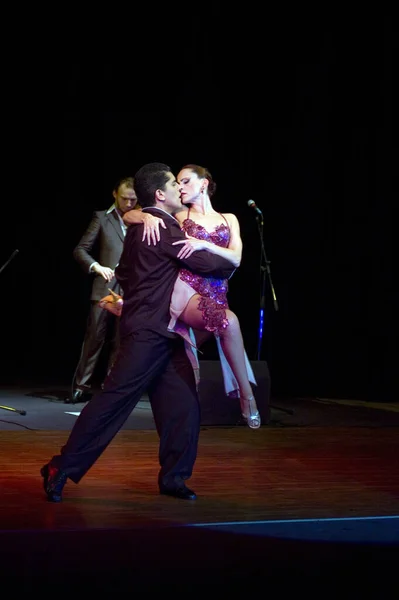 Dnipropetrovsk Ukraine November Die Tänzer Ruben Sabrina Veliz Argentinien Buenos — Stockfoto