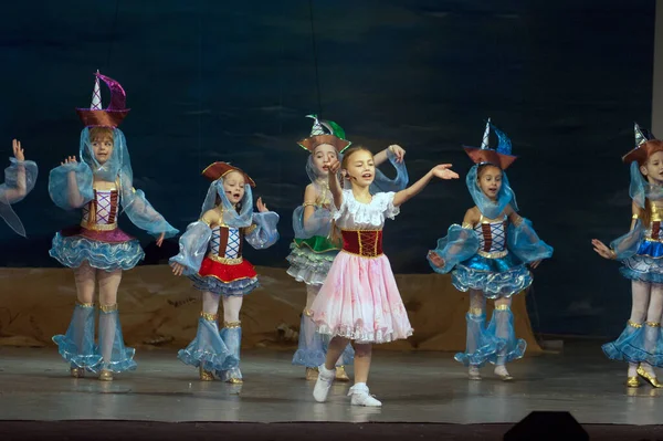 Dnipropetrovsk Ukraine December Unidentified Children Aged Years Old Sing Musical — 图库照片