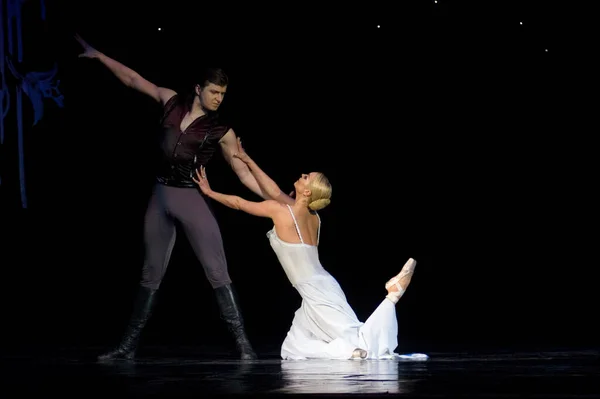 Dnipropetrovsk Ukraine April Anastasia Volochkova Performs Short Stories Love Ballet — 스톡 사진