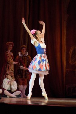 DNEPROPETROVSK, UKRAINE - Şubat 18: Fındıkkıran balesi Dnepropetrovsk Opera ve Bale Tiyatrosu tarafından 18 Şubat 2011 'de Dnepropetrovsk, Ukrayna' da sahnelendi. 