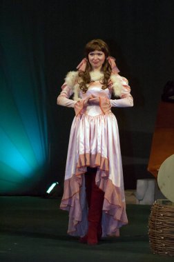 DNEPROPETROVSK, UKRAINE - FEBRUARY 16: Dnepropetrovsk Devlet Tiyatrosu Üyeleri 16 Şubat 2006 'da Dnepropetrovsk, Ukrayna' da 