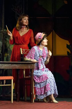 DNEPROPETROVSK, UKRAINE - NOVEMBER 19: Dnepropetrovsk Devlet Tiyatrosu üyeleri 19 Kasım 2006 'da Dnepropetrovsk, Ukrayna' da 