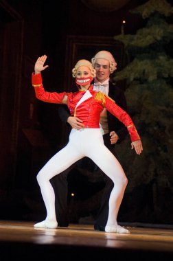 DNEPROPETROVSK, UKRAINE - Şubat 18: Fındıkkıran balesi Dnepropetrovsk Opera ve Bale Tiyatrosu tarafından 18 Şubat 2011 'de Dnepropetrovsk, Ukrayna' da sahnelendi. 