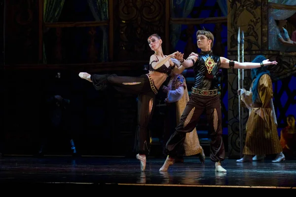 Dniprovsk Ukraine Οκτωβρίου Μπαλέτο Corsaire Από Dnepropetrovsk Opera Ballet Theatre — Φωτογραφία Αρχείου