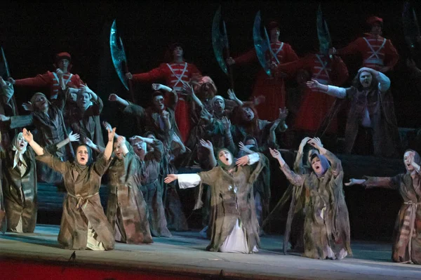 Dnipropetrovsk Ukraine Νοεμβριου Μέλη Του Κρατικού Θεάτρου Όπερας Και Μπαλέτου — Φωτογραφία Αρχείου