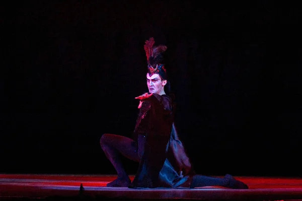 Dnipropetrovsk Ukrajina Duben Balet Labutí Jezero Podání Baletu Dněpropetrovské Opery — Stock fotografie
