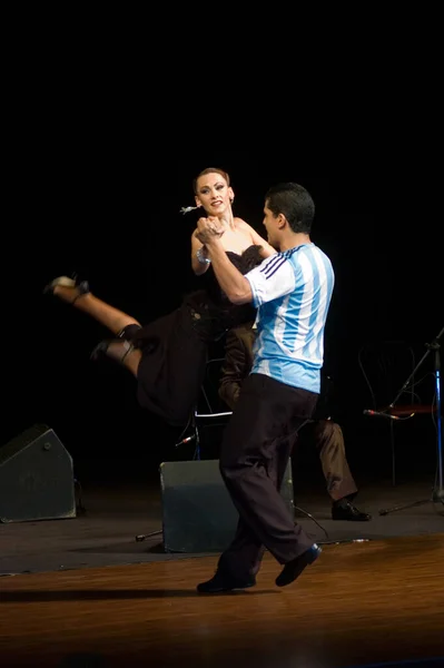 Dnipropetrovsk Ukraine November Dancers Ruben Sabrina Veliz Argentina Buenos Aires — Stock Photo, Image